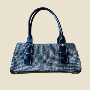 Plaid Belted Baguette